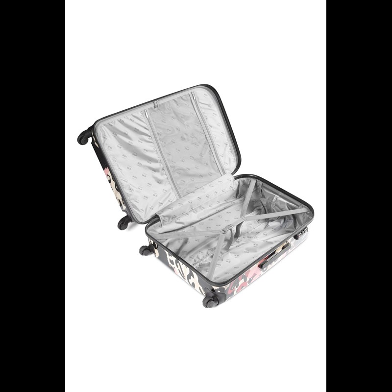 Aries Travel Kuffert Barcelona Pink mønstret 75 Cm 3