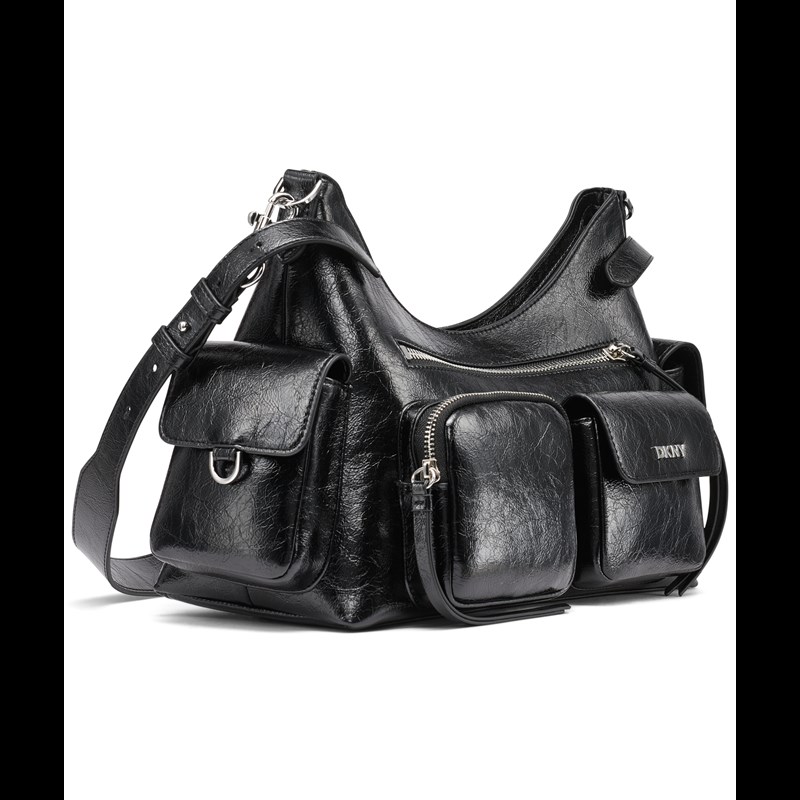 DKNY Axelväska Freda Svart/Silver 2