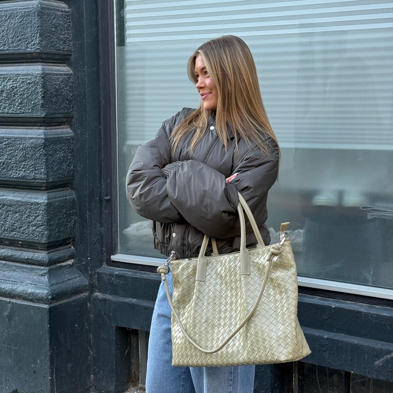 PITAYA Skuldertaske Bianca Medium  Khaki 2