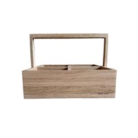 micare Opbevaringsboks Nordic Caddy Brun/Beige