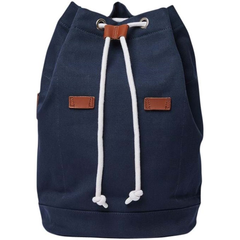 Sandqvist Rygsæk Stig L Navy/Cognac 15" 2