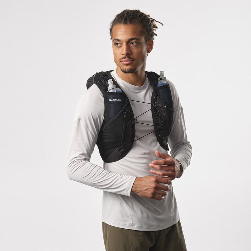 Salomon Løbevest Active Skin 12 Sort Str L 5