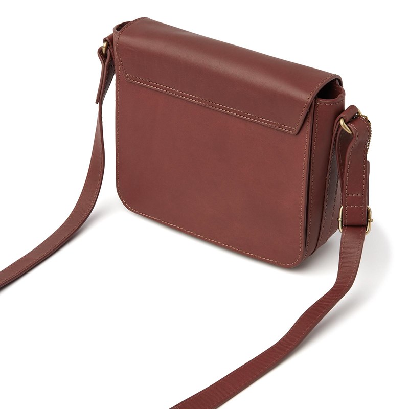 dR Amsterdam Crossbody Brun/röd 2