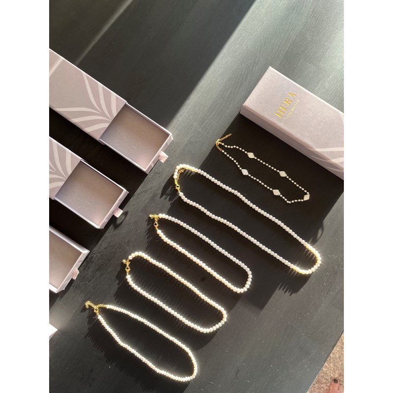 HERA Halsband Harper Vit 5