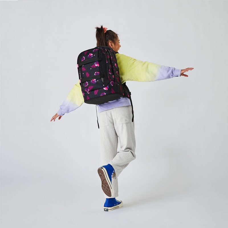 Satch Skoletaske Pack Mystic Nights Sort/pink 2