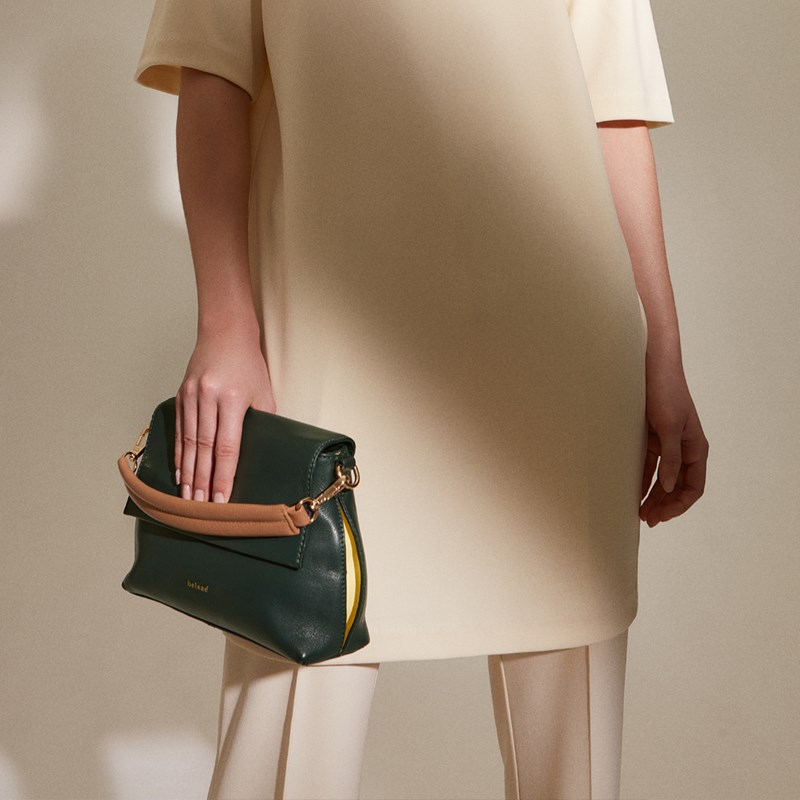 Belsac Crossbody Madicken m. grön 2