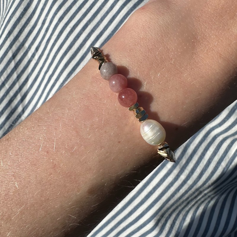 Conmé Pärlarmband Frida pärla Rosa 2