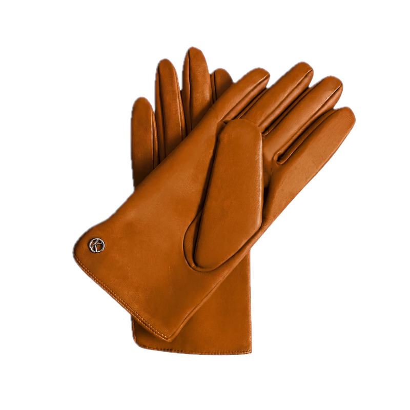 Kessler Damehandsker Carla Orange/Röd Str. 7 6