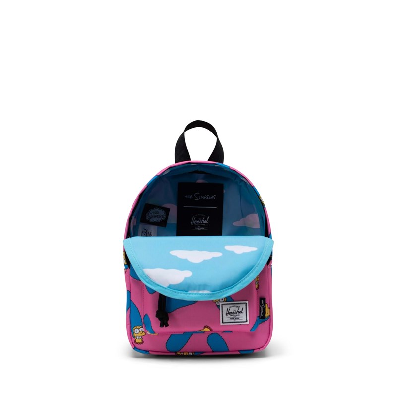 Herschel Rygsæk Classic Mini Simpsons Pink mønstret 2