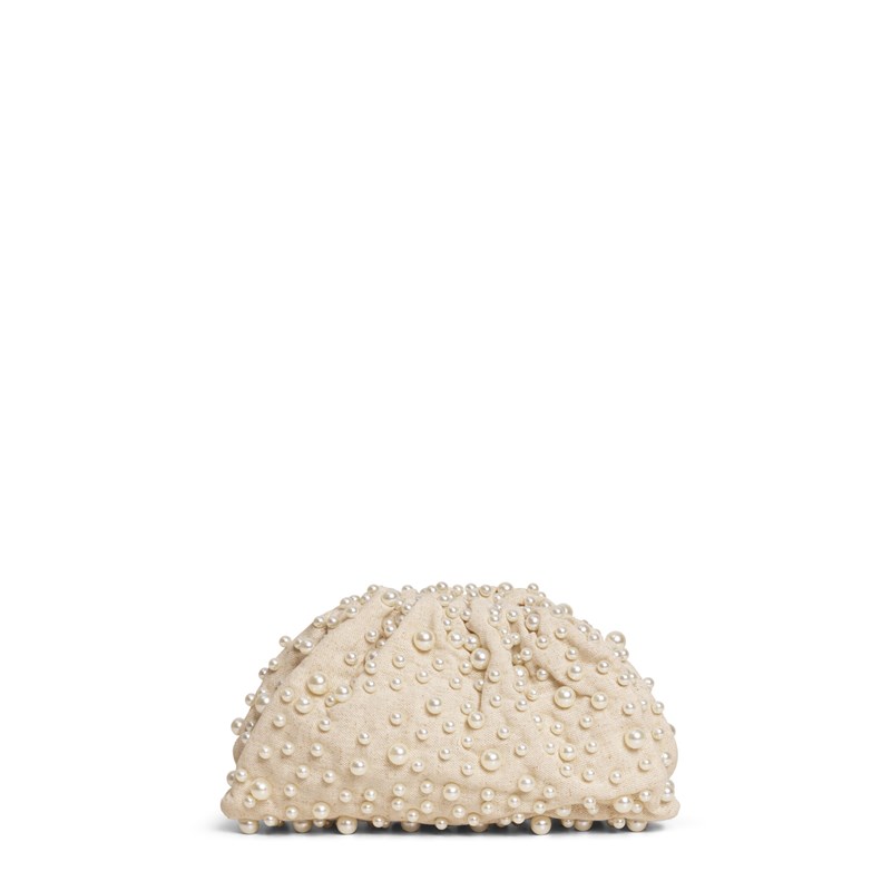 DAY ET Clutch Day Pearl Linen  Creme 3