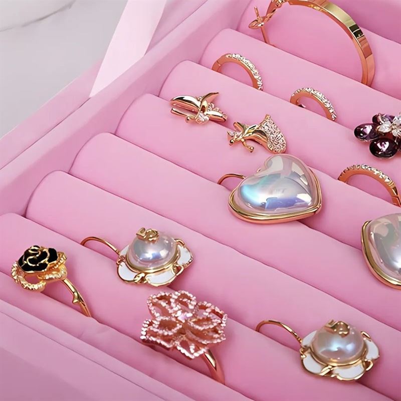 UNIQ Smykkeskrin Velvet Touch Pink 2