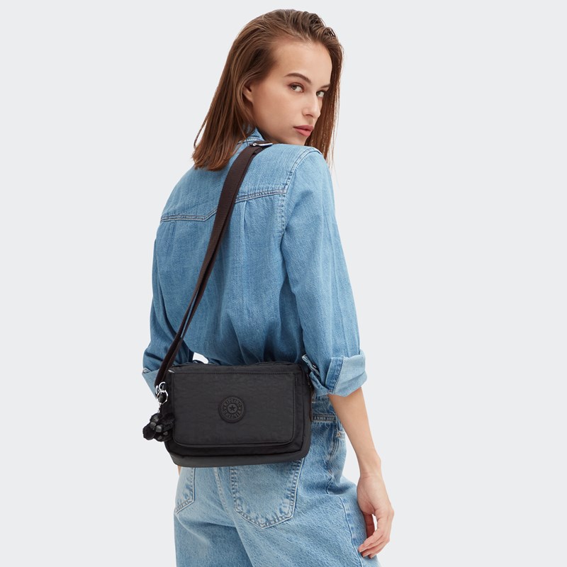 Kipling Crossbody Abanu M Svart 7