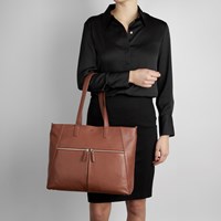Aura Computertaske Paris  Cognac/brun 15" 1