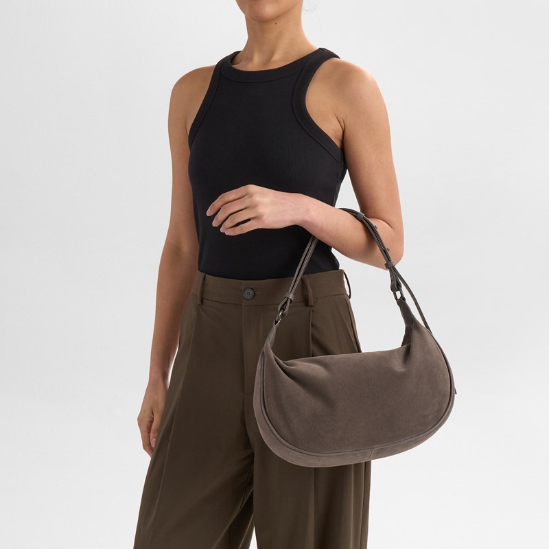 MARKBERG Skuldertaske MuseMBG Suede Brun/brun 8