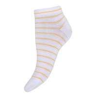 Conmé Strumpor Sneaker Stripe Wit/gul 37-39