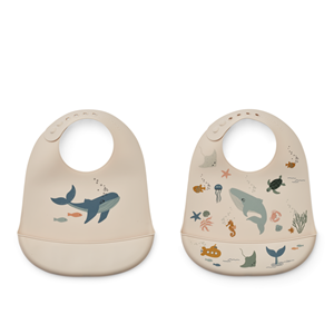 LIEWOOD Haklapp Tilda 2-pack Djurtryck