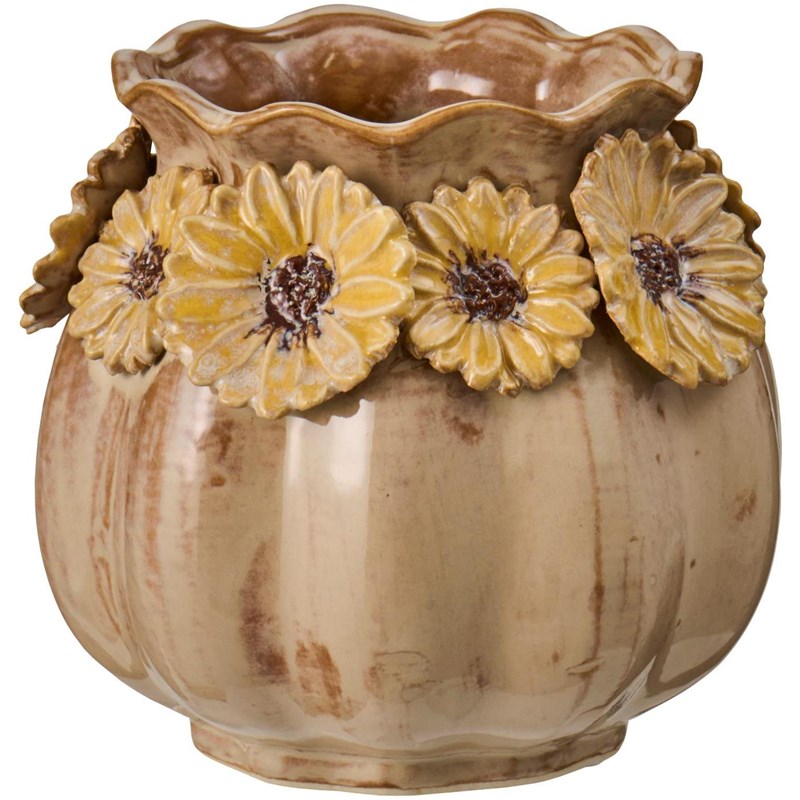 Ib Laursen Vase Glaseret Gul 1