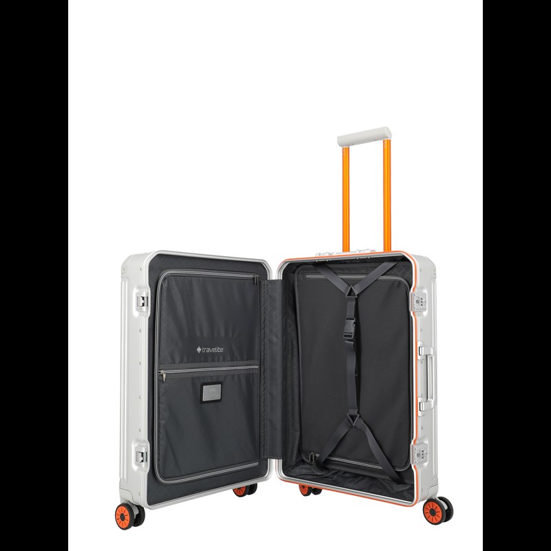 travelite Resväska Next Silver/orange 67 Cm 5