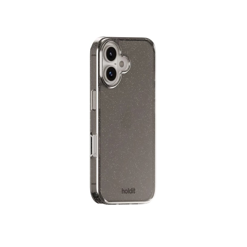 Holdit Mobilcover Glitter Sort Iphone 16 3