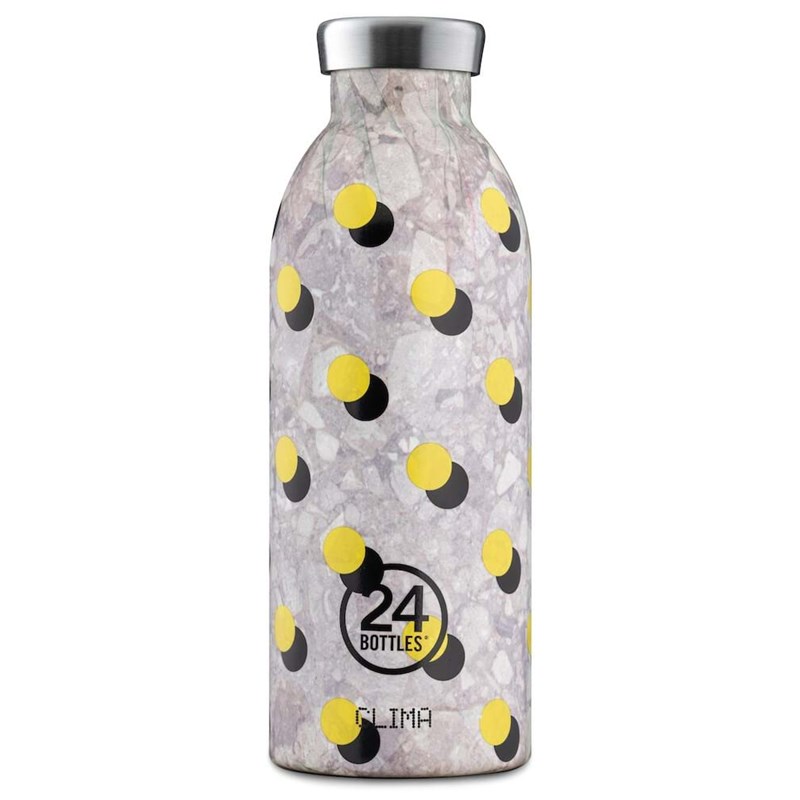 24Bottles Termoflaske Clima Bottle  Grå/gul 1