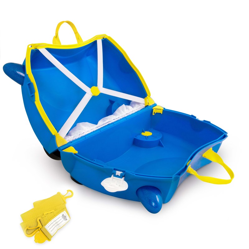 Trunki Børnekuffert med hjul Blå 4