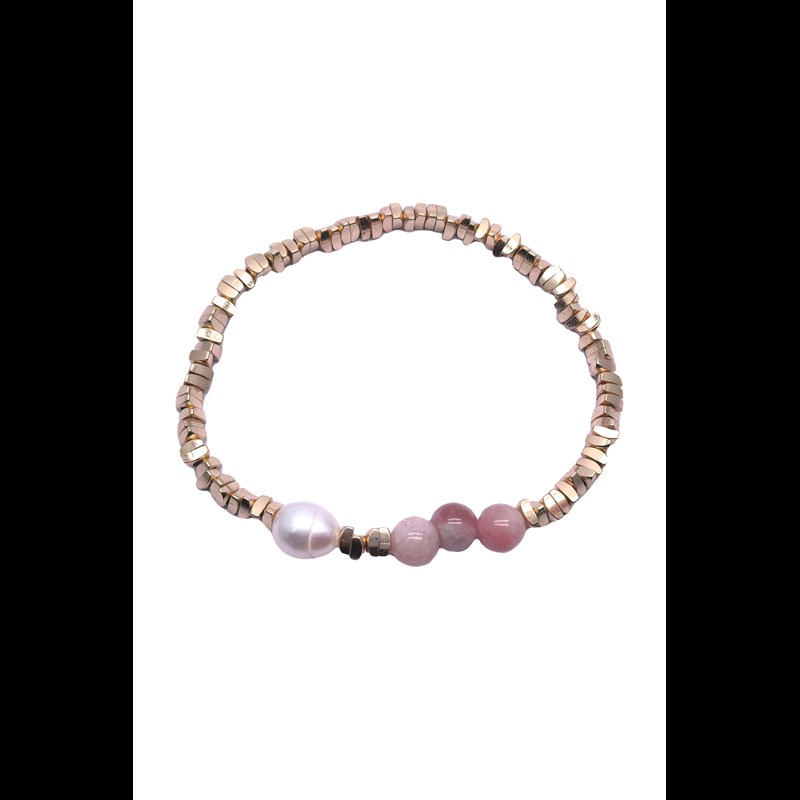 Conmé Pärlarmband Frida pärla Rosa 1