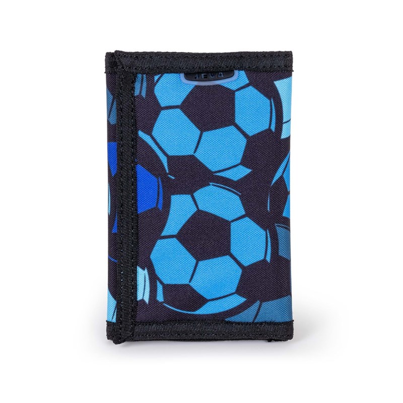 JEVA Pung Velcro Football Mania Blå 1