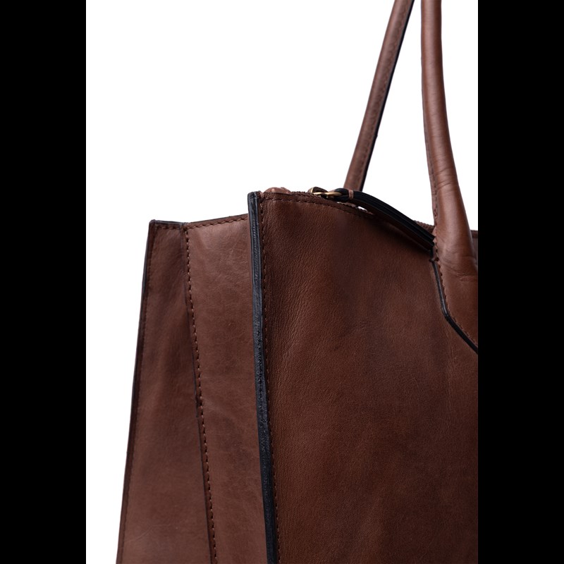 RE:DESIGNED Skuldertaske Ora Big Brun 5