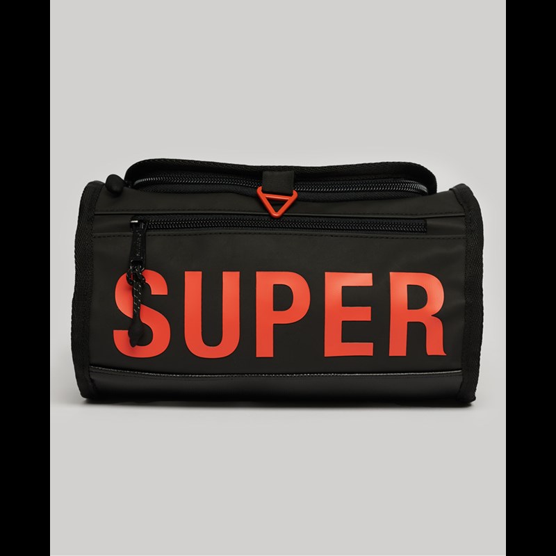 Superdry Toilettaske Tarp Wash Bag Sort/Beige 1