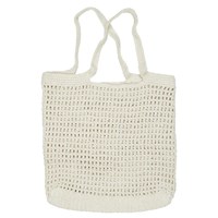 Ib Laursen Totebag Virkad väska Creme 1