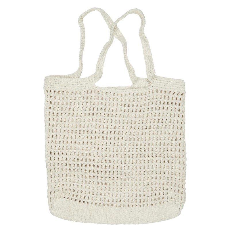 Ib Laursen Totebag Hæklet taske  Creme 1