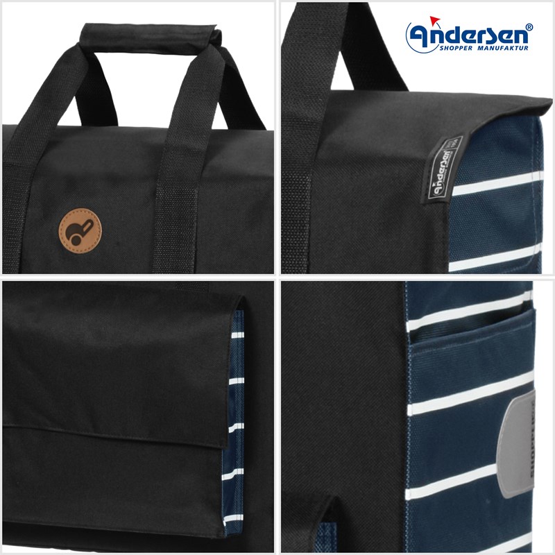 Andersen Scala Shopper Jella Sort/blå 5