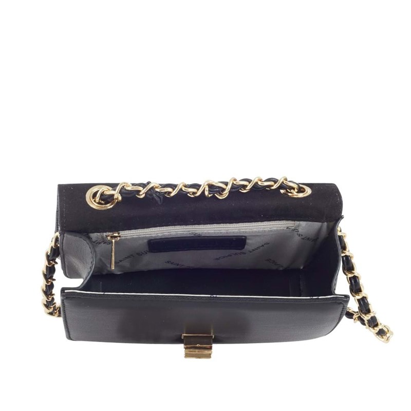 Saint Sulpice Skuldertaske Quiltet  Sort 3