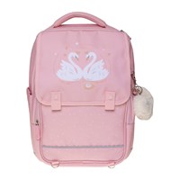 Grow Skolväska StartPack Swan Rosa