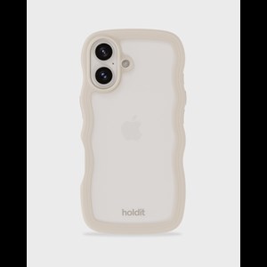 Holdit Mobilfodral Wavy Iphone 16 Plus Beige