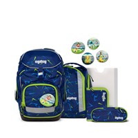 Ergobag Skolväskeset Pack Front Run Blå/Grön 1