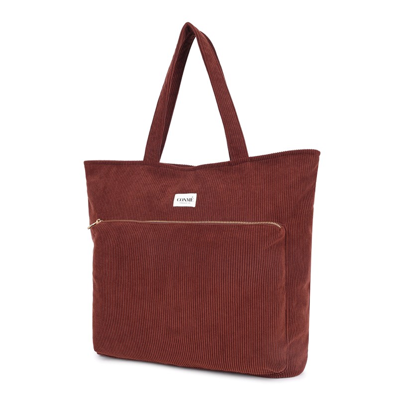 Conmé Shopper Andrea Brun/röd 2