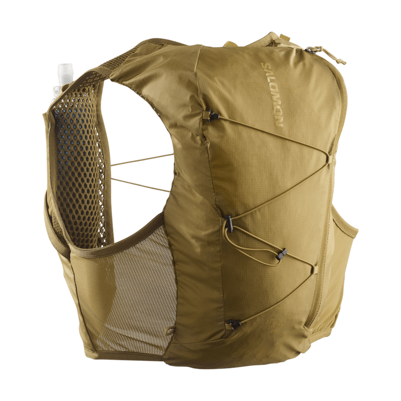 Salomon Löparväst Active Skin 8 Oliv Str S 1