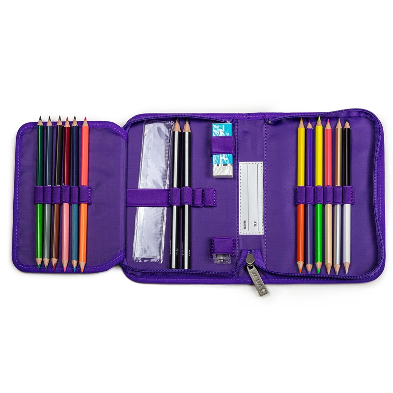 JEVA Pennfodral Onezip Unicorn Ljuslila 4