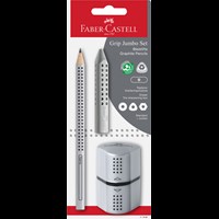 Faber-Castell Jumbo Grip Trio Silver