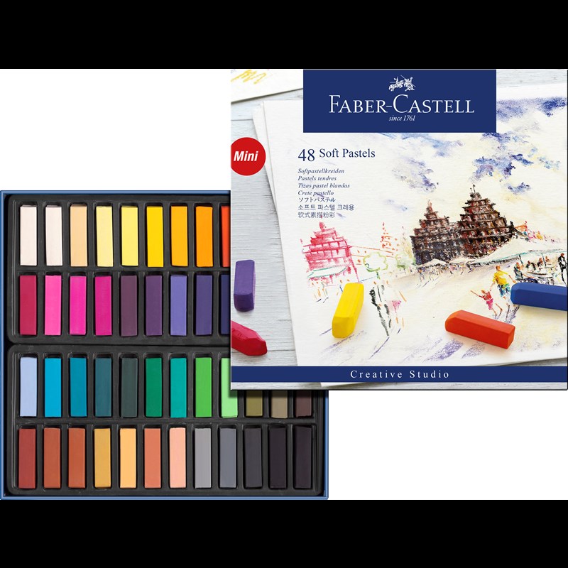 Faber-Castell Mjuka pastellkritor 48 st. Multi 2