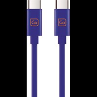 Go Travel Dual USB-C Connector Cable (2M Vit 1