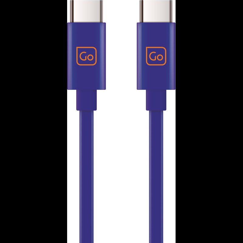 Go Travel Dual USB-C Connector Cable (2M Vit 1