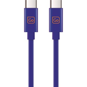 Go Travel Dual USB-C Connector Cable (2M Hvid