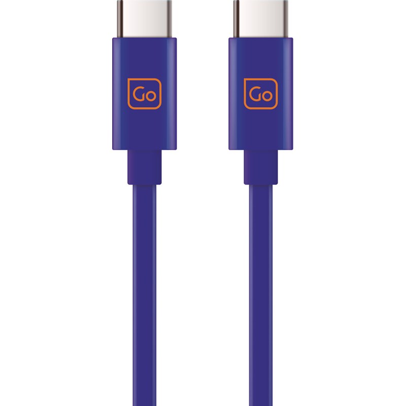 Go Travel Dual USB-C Connector Cable (2M Hvid 1