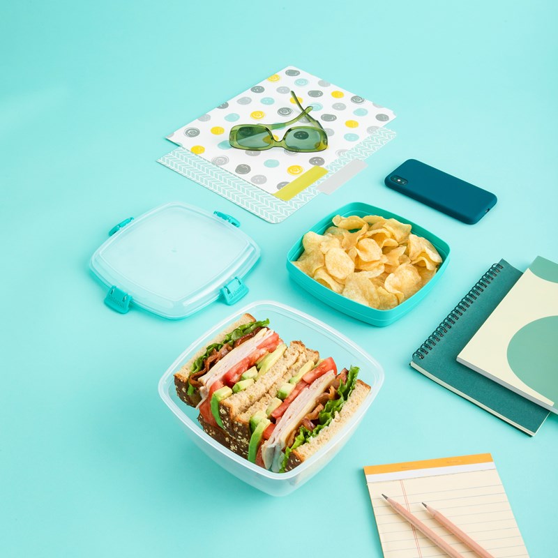 Sistema Madkasse Salat & Sandwich Boks Grøn 8