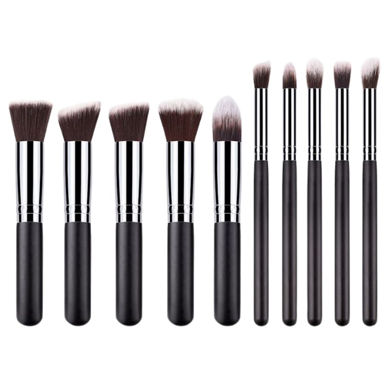 Technique Pro Makeupbørster Basic Sort/sølv