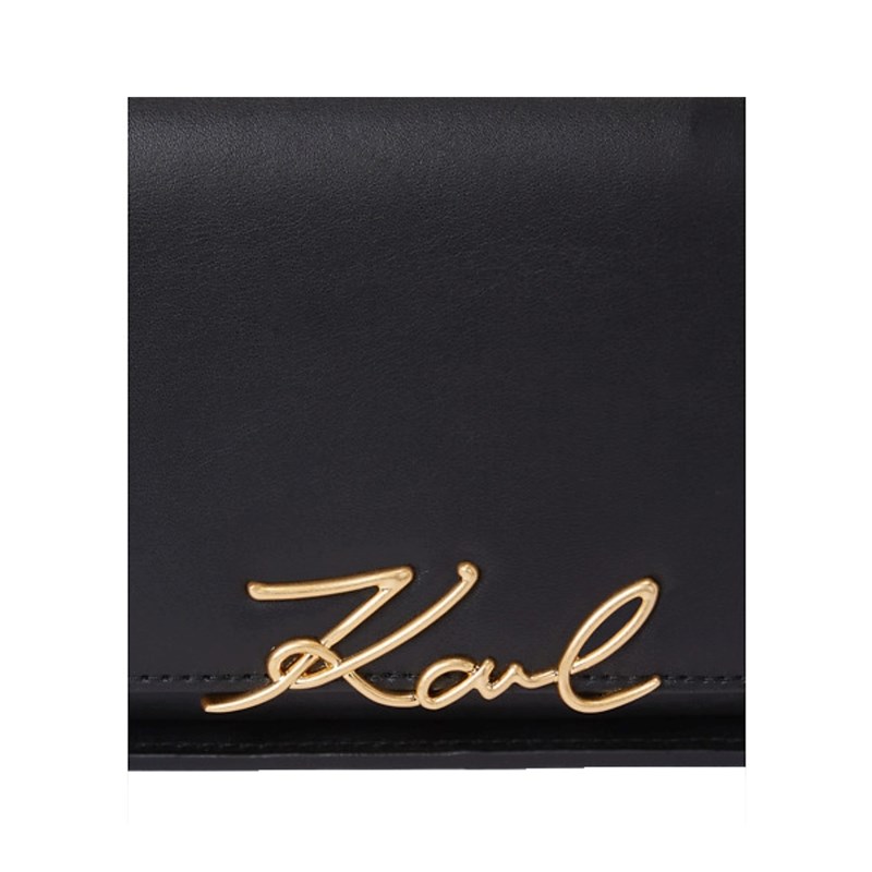 KARL LAGERFELD Crossbody Signature  Svart/Guld 3