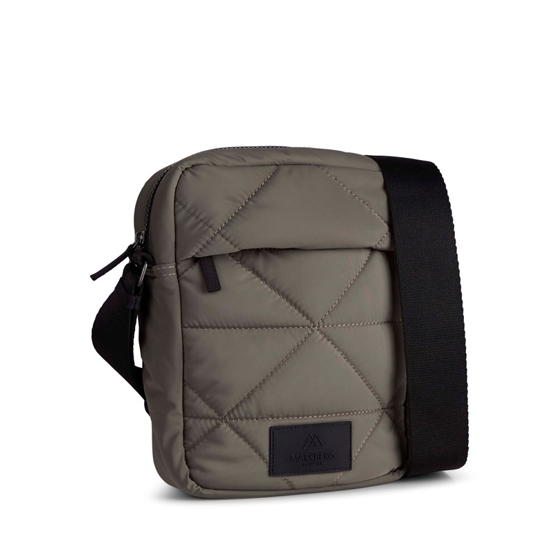 MARKBERG Crossbody Clover Diamond Puf Brun/Sort 5