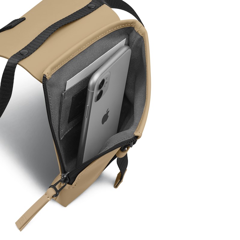 Gaston Luga Crossbody Spläsh Mini Brun/beige 3